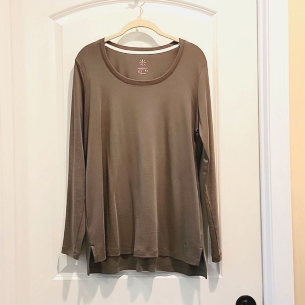 Isaac Mizrahi pima cotton top